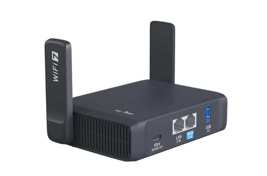 GL.iNet Route-Ready Travel Tech - GL.iNet GL-BE3600 (Slate 7) Portable Travel Router